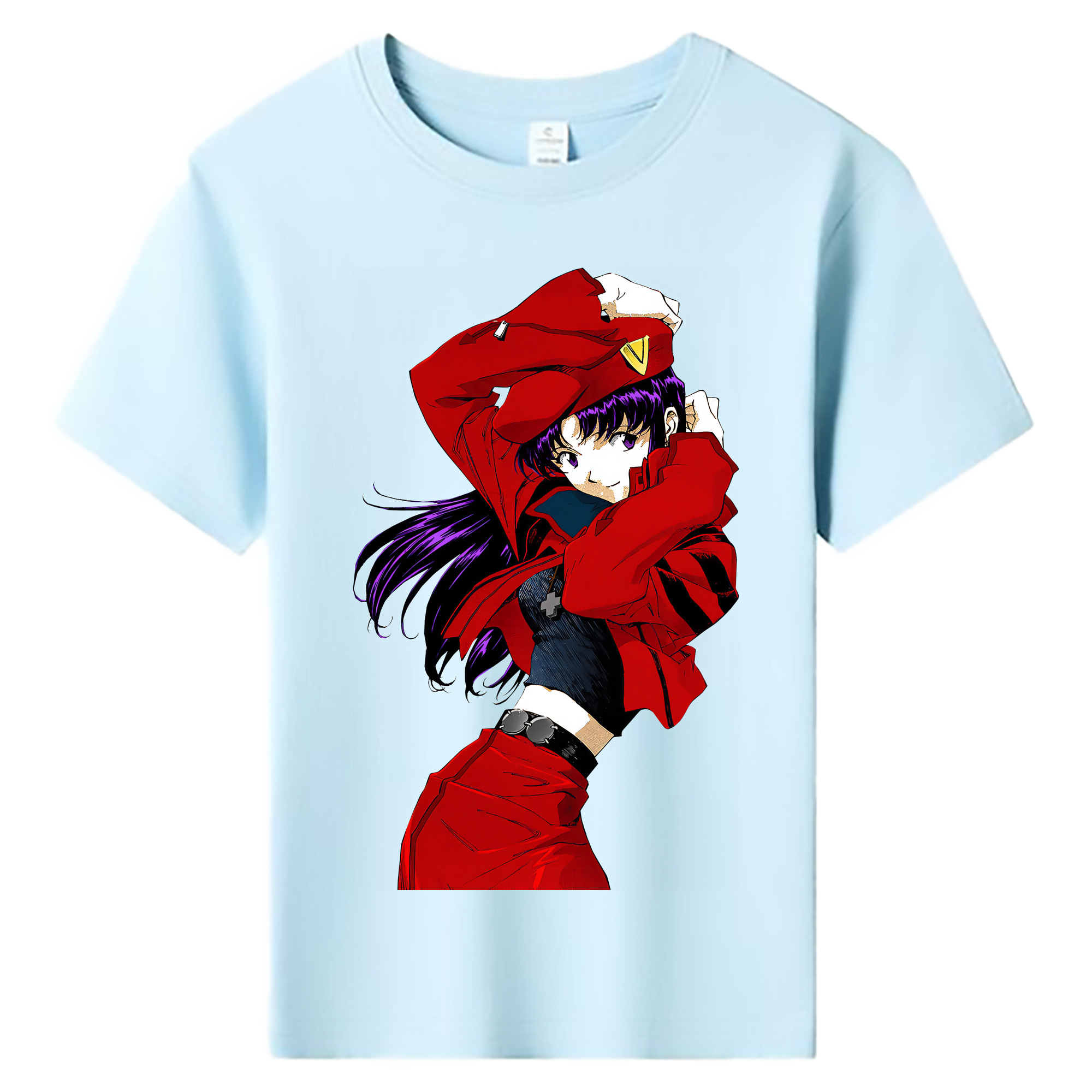 （画像用） EVA 新世紀エヴァンゲリオン 綿100％キッズTシャツ（フロントプリント）
